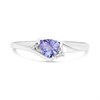 My Diamonds Silver Tanzanite And Diamond Ring - D90148 Alternative Image