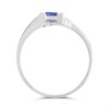 My Diamonds Silver Tanzanite And Diamond Ring - D90148 Alternative Image
