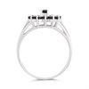 My Diamonds Silver Sapphire And Diamond Pinwheel Ring - D90153 Alternative Image