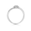 My Diamonds Silver Diamond Crossover Cluster Ring - 15pts - D9051 Alternative Image