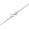My Diamonds Silver Garnet And Diamond Flower Necklace - D9069 Alternative Image