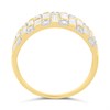 9ct Round And Baguette Cut Diamond Band Ring, 1ct - D92120 Alternative Image