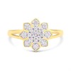 9ct Gold Fancy Diamond Cluster Ring; 1/4ct - D92124 Alternative Image