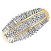 9ct Gold Diamond Tiara Ring - 3/4ct - D9228 Alternative Image