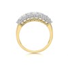 9ct Gold 1 Carat Diamond Cluster Band Ring - D9257 Alternative Image