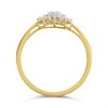 9ct Gold Diamond Cluster Ring - 1/4ct - D9286 Alternative Image