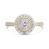 9ct Gold Diamond Cluster Ring - 1/2ct - D9287 Alternative Image