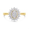 9ct Gold Diamond Cluster Ring - 1/2ct - D9290 Alternative Image