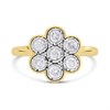 9ct Gold Diamond Cluster Ring - 55pts - D9292 Alternative Image
