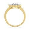 9ct Gold Diamond Cluster Ring - 55pts - D9292 Alternative Image
