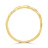 9ct Diamond Woven Twist Ring - D9295 Alternative Image