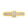 9ct Baguette-Cut Diamond Ring With Channel-Set Shoulders, 1/3ct - D9328 Alternative Image