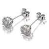9ct White Gold Starburst Diamond Earrings - 1/3ct per pair - D9416 Alternative Image