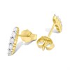 9ct Gold Fancy Diamond Bar Earrings, 20pts/pr - D94173 Alternative Image