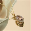 9ct Marquise Amethyst & Diamond Necklace - D95153 Alternative Image
