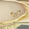 9ct Diamond Square-Shaped Stud Earrings, 36pts/pr - D9693 Alternative Image