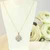 9ct Diamond-Set Celtic Style Necklace - D97128 Alternative Image