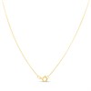 9ct Oval Garnet And Diamond Necklace - D97130 Alternative Image