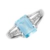 My Diamonds Silver Blue Topaz And Diamond Ring - D99112 Alternative Image
