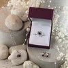 My Diamonds Silver Garnet And Diamond Earrings, Ring And Necklace Set - D99117 Alternative Image