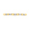 My Diamonds Gold Plated Silver Diamond Ring - D99134 Alternative Image