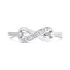 My Diamonds Silver Diamond Infinity Ring - 4pts - D99136 Alternative Image