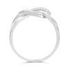 My Diamonds Silver Diamond Loop Ring - D99142 Alternative Image