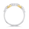 My Diamonds Gold Plated Silver Diamond Chain Ring - D99145 Alternative Image