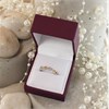 My Diamonds Gold Plated Silver Diamond Chain Ring - D99145 Alternative Image