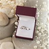 My Diamonds Silver Diamond Crossover Band Ring - D99146 Alternative Image