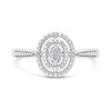 My Diamonds Silver Diamond Halo Cluster Ring - 9pts - D99155 Alternative Image