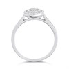 My Diamonds Silver Diamond Halo Cluster Ring - 9pts - D99155 Alternative Image