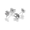 My Diamonds Silver Diamond Lucky Clover Stud Earrings - D99187 Alternative Image