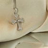 My Diamonds Silver Diamond Cross And Chain - 5pts - D99195 Alternative Image