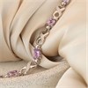 My Diamonds Silver Oval Amethyst And Dimonda Bracelet - D99218 Alternative Image