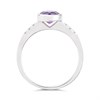 My Diamonds Silver Amethyst And Diamond Ring - D99229 Alternative Image