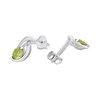 My Diamonds Silver Peridot And Diamond Necklace and Earring Set - D99230 Alternative Image