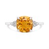My Diamonds Silver Citrine And Diamond Ring - D99231 Alternative Image