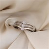 My Diamonds Silver Diamond-Set Wishbone Ring - D99236 Alternative Image
