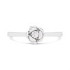 My Diamonds Silver Diamond-Set Flower Ring - D99245 Alternative Image