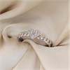 My Diamonds Silver Pave-Set Diamond Heart Ring - D99246 Alternative Image