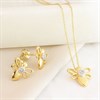 My Diamonds Gold Plated Silver Diamond-Set Bee Gift Set - D99250 Alternative Image
