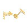 My Diamonds Gold Plated Silver Diamond-Set Humming Bird Pendant And Earring Set - D99252 Alternative Image