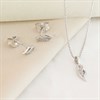 My Diamond Silver Diamond-Set Swirl Gift Set - D99255 Alternative Image