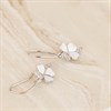 My Diamonds Silver Four-Leaf Clover Hookwire Earrings - D99257 Alternative Image