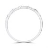 My Diamonds Silver Twisted Diamond-Set Ring - D99266 Alternative Image