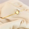 My Diamonds Gold Plated Silver Diamond-Set Cloud Bangle - D99268 Alternative Image