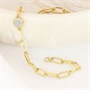 My Diamonds Gold Plated Silver Diamond-Set Open Link Bracelet - D99276 Alternative Image