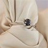 My Diamonds Silver Solitaire Black Diamond Ring, 90pts min - D99279 Alternative Image