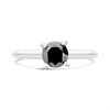 My Diamonds Silver Solitaire Black Diamond Ring, 1ct min - D99280 Alternative Image